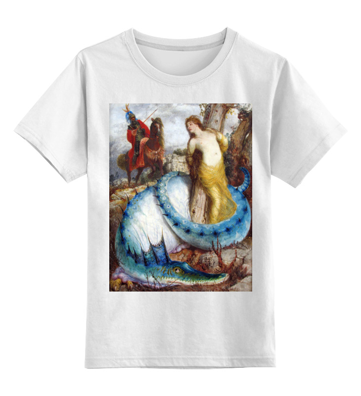 Printio Детская футболка классическая унисекс Руджеро и анжелика (арнольд бёклин)