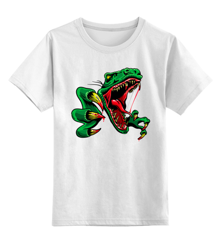 Printio Детская футболка классическая унисекс ⚠ raptor ⚠