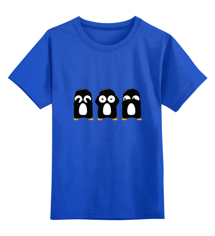 Printio Детская футболка классическая унисекс 3 пингвина
