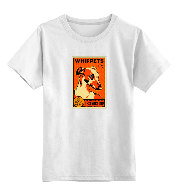 Printio Детская футболка классическая унисекс Собака: whippets printio майка классическая собака whippets