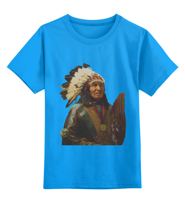 printio лонгслив native american Printio Детская футболка классическая унисекс Native american