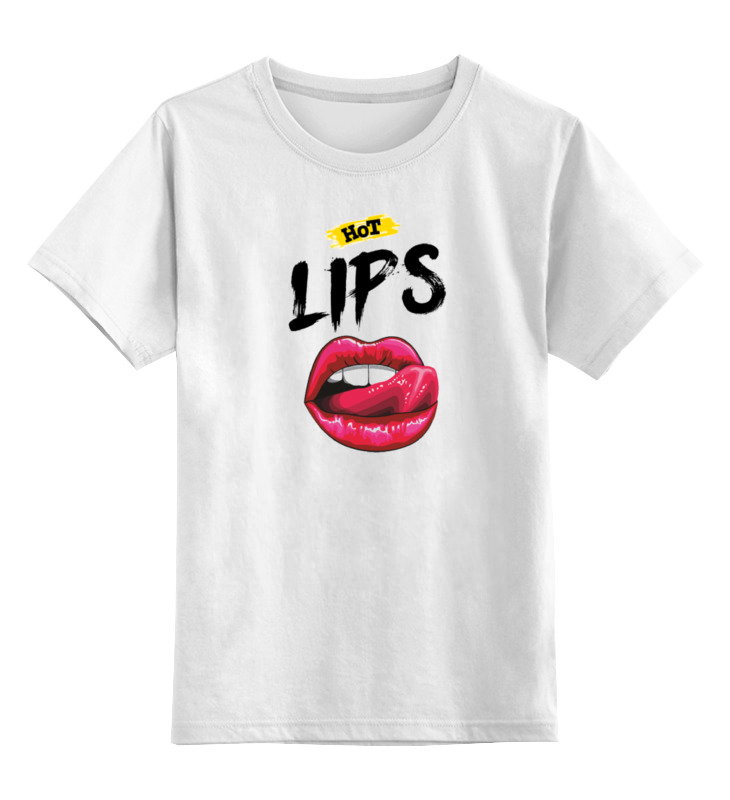 Printio Детская футболка классическая унисекс Hot lips