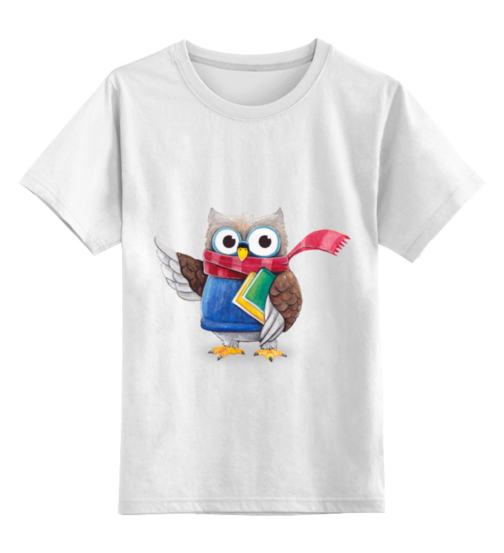 Printio Детская футболка классическая унисекс Мудрая сова