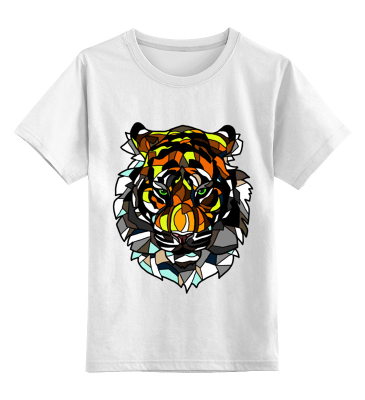 Printio Детская футболка классическая унисекс Морда тигра printio детская футболка классическая унисекс морда тигра