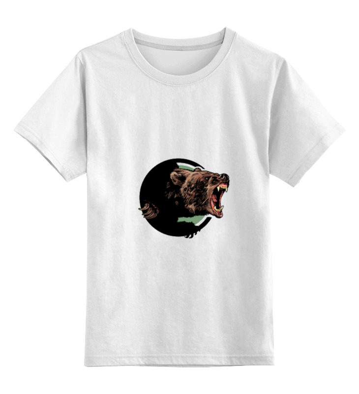 Printio Детская футболка классическая унисекс Медведь детская футболка медведи и любовь подарок 14 февраля валентинка 116 белый