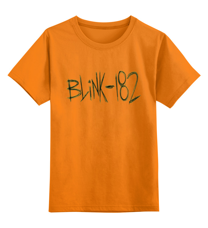 Printio Детская футболка классическая унисекс Blink-182 yellow logo blink 182 yellow logo 769336 5xs оранжевый