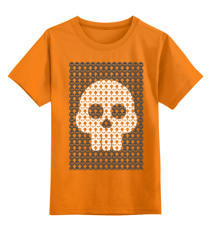цена Printio Детская футболка классическая унисекс Веселый черепок