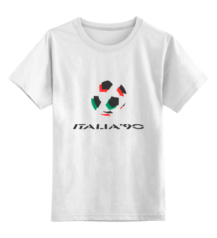 Printio Детская футболка классическая унисекс Чемпионат мира по футболу 1990 printio футболка wearcraft premium чемпионат мира по футболу 1990