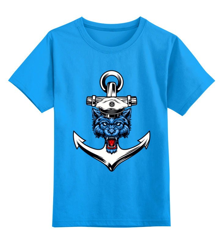 Printio Детская футболка классическая унисекс Морской волк