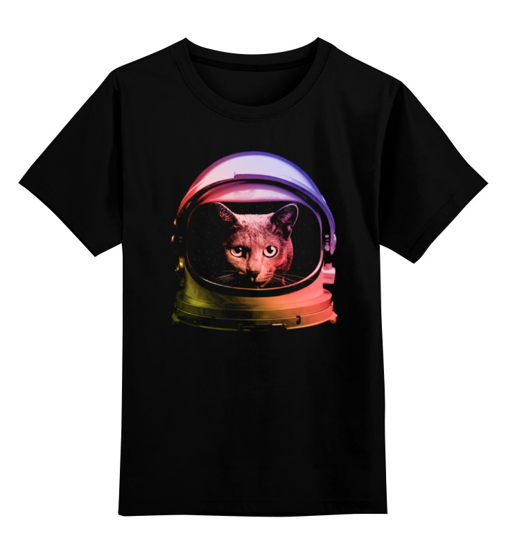 Printio Детская футболка классическая унисекс Кот космонавт
