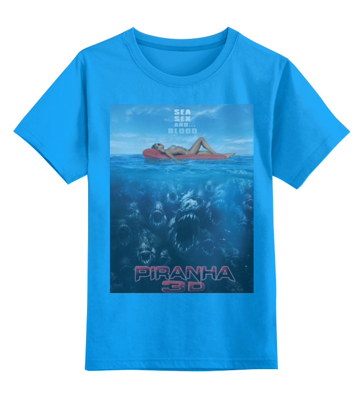 Printio Детская футболка классическая унисекс Piranha / пираньи printio футболка классическая piranha пираньи
