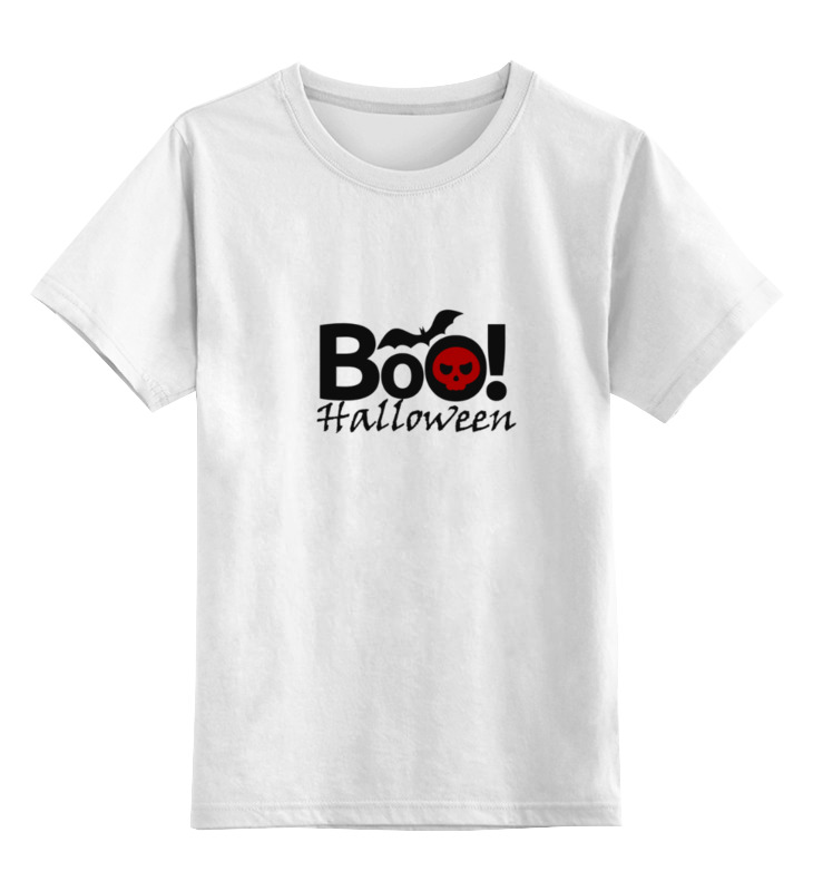 Printio Детская футболка классическая унисекс Boo hflloween