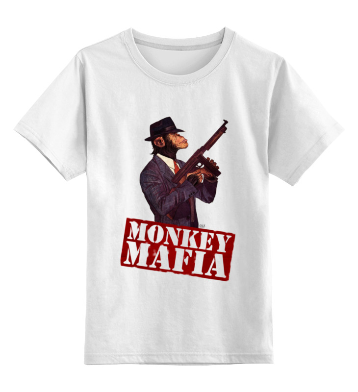 Printio Детская футболка классическая унисекс Monkey mafia printio детская футболка классическая унисекс russian mafia
