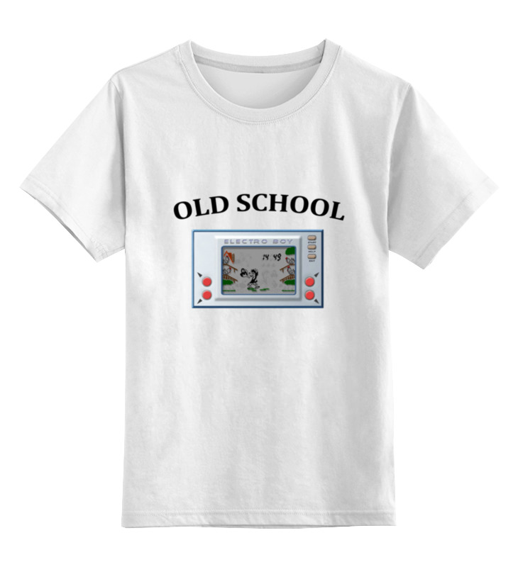 Printio Детская футболка классическая унисекс Old school футболка начнем игру белый