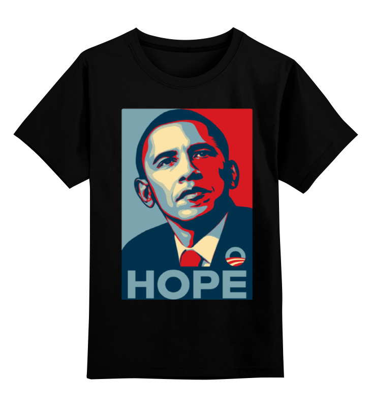 Printio Детская футболка классическая унисекс Обама hope