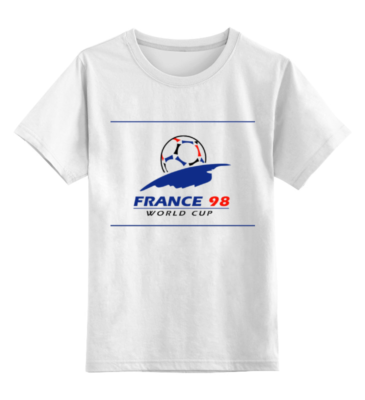 Printio Детская футболка классическая унисекс Чемпионат мира по футболу 1998 франция 10 франков 1996 г чемпионат мира по футболу 1998