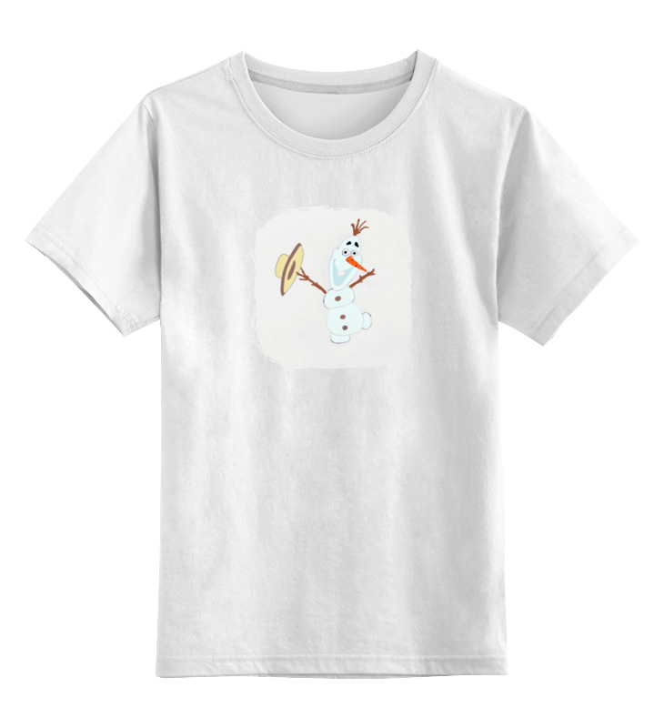 цена Printio Детская футболка классическая унисекс Снеговик