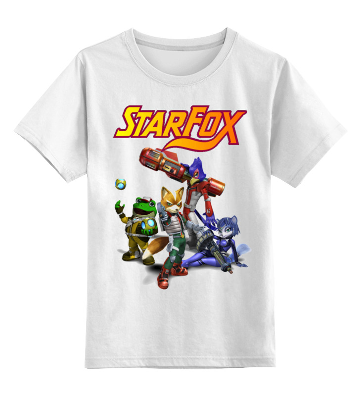 Printio Детская футболка классическая унисекс Star fox printio копилка star fox