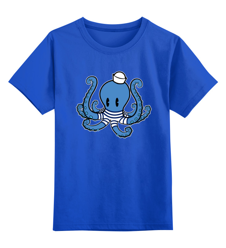 Printio Детская футболка классическая унисекс Осьминог морячок