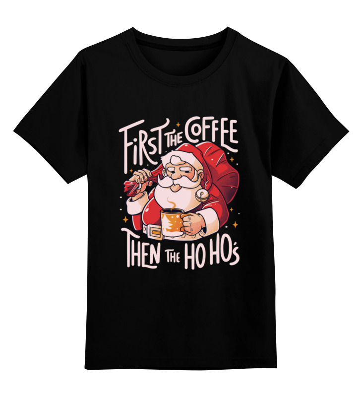 Printio Детская футболка классическая унисекс Coffee and ho ho's