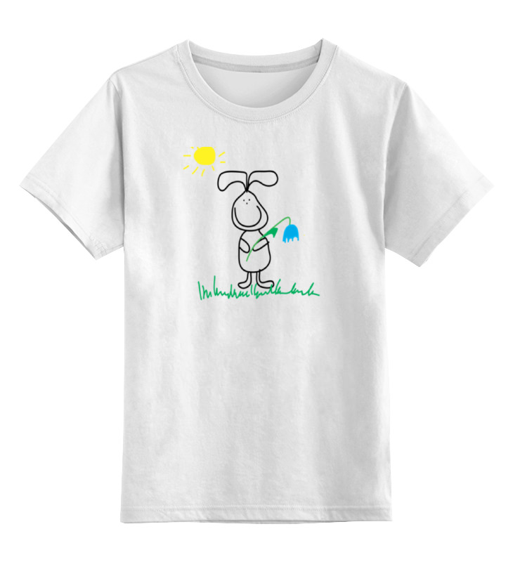 Printio Детская футболка классическая унисекс Зайчонок