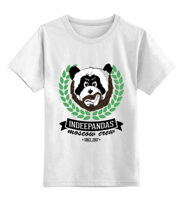 цена Printio Детская футболка классическая унисекс Indeepandas moscow crew