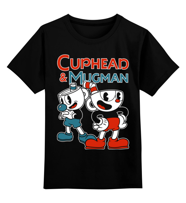 Printio Детская футболка классическая унисекс Cuphead and mugman