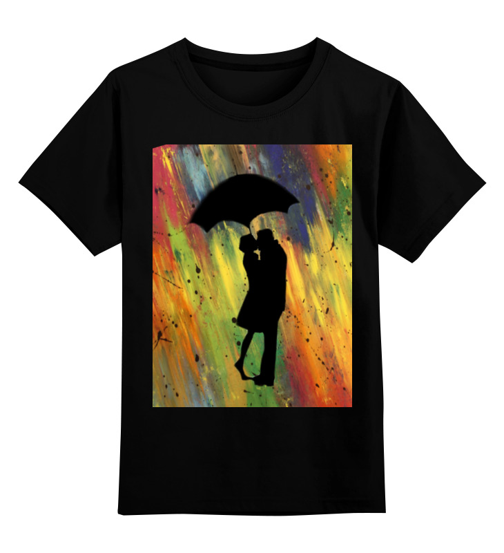 Printio Детская футболка классическая унисекс Двое под дождём