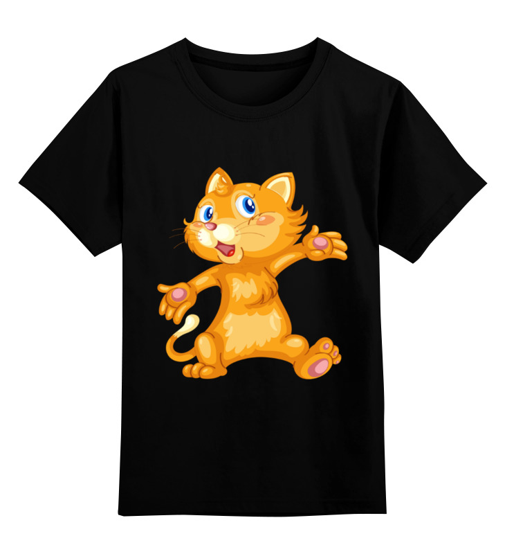 Printio Детская футболка классическая унисекс Рыжий кот printio детская футболка классическая унисекс стильный кот