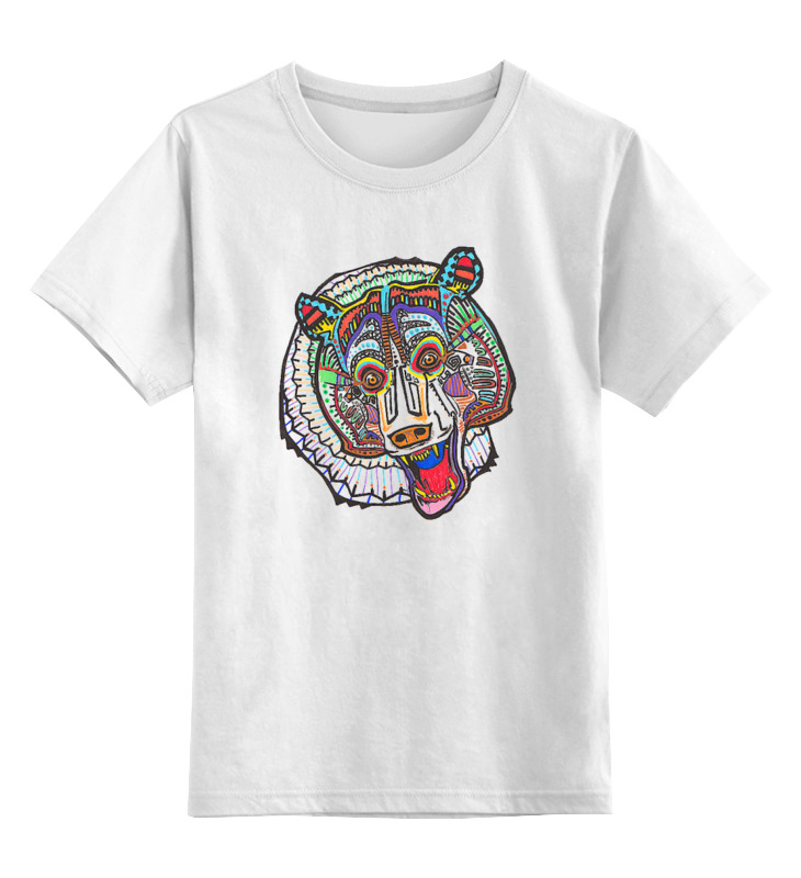 детская футболка детская символика 164 синий Printio Детская футболка классическая унисекс Медведь. символика