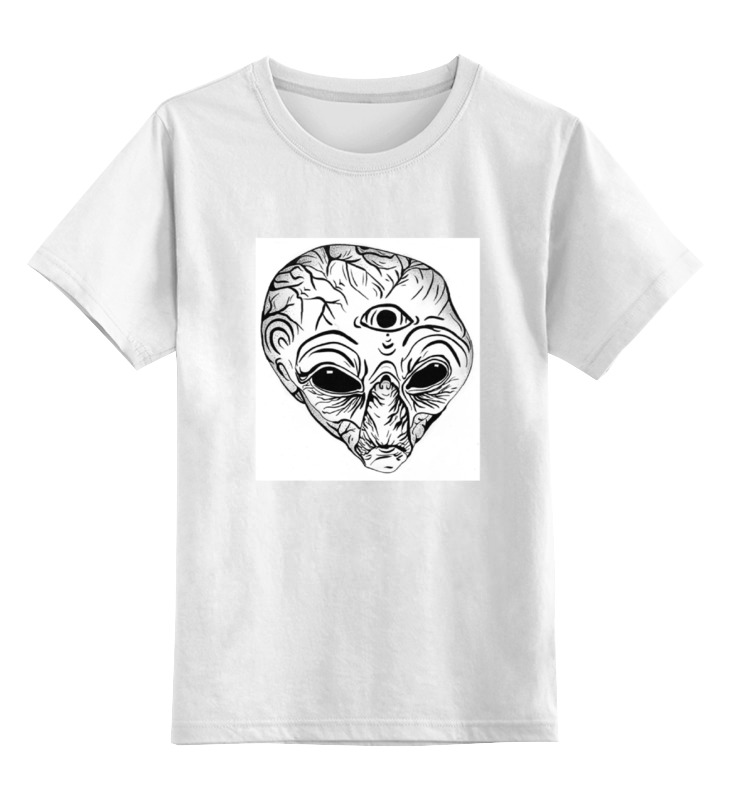 Printio Детская футболка классическая унисекс Инопланетянин детская футболка креветка я криведко 104 белый