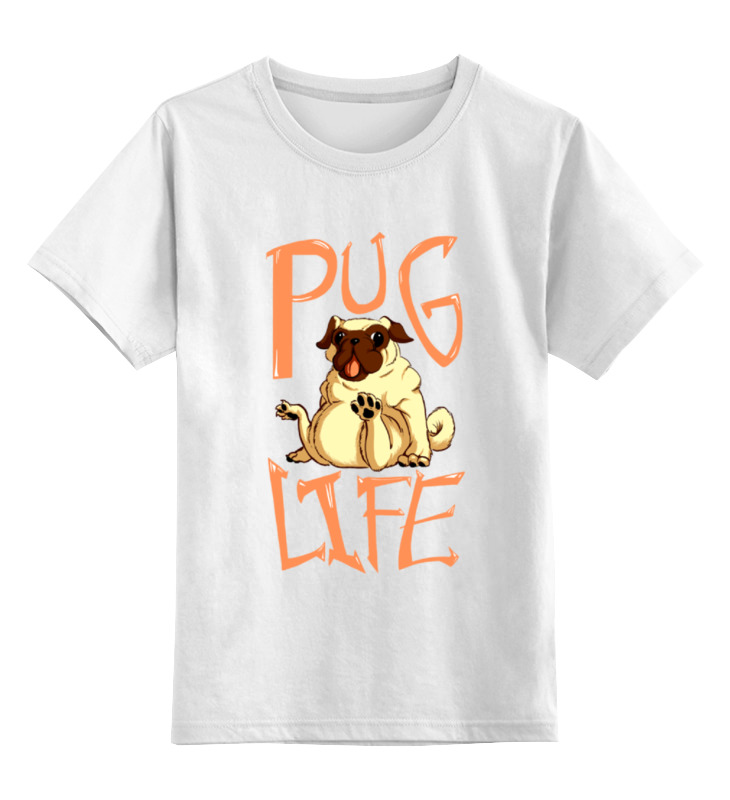 Printio Детская футболка классическая унисекс Pug life printio детская футболка классическая унисекс собака pug