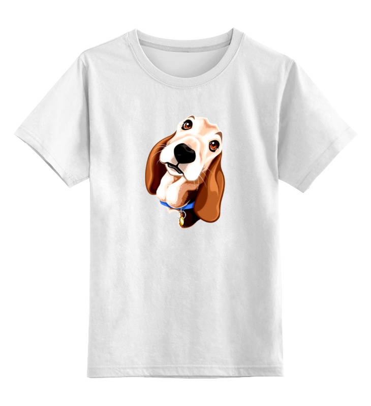 Printio Детская футболка классическая унисекс Смешная собачка