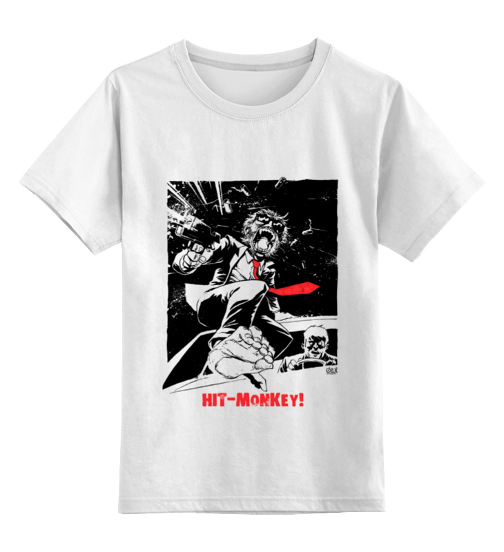 Printio Детская футболка классическая унисекс Hit-monkey! цена и фото
