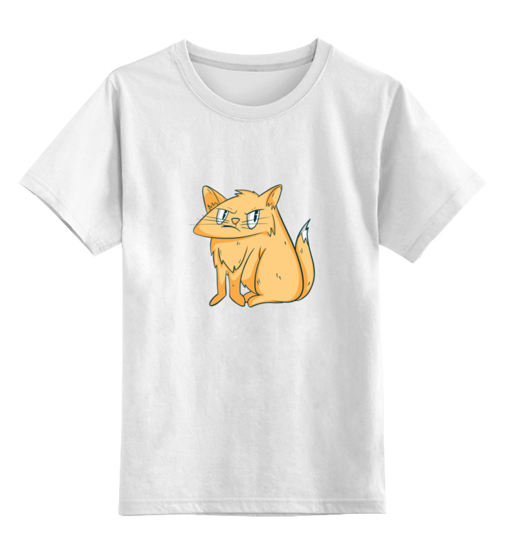 Printio Детская футболка классическая унисекс Grumpy cat детская футболка недовольный рыжий лис скетч 164 темно розовый
