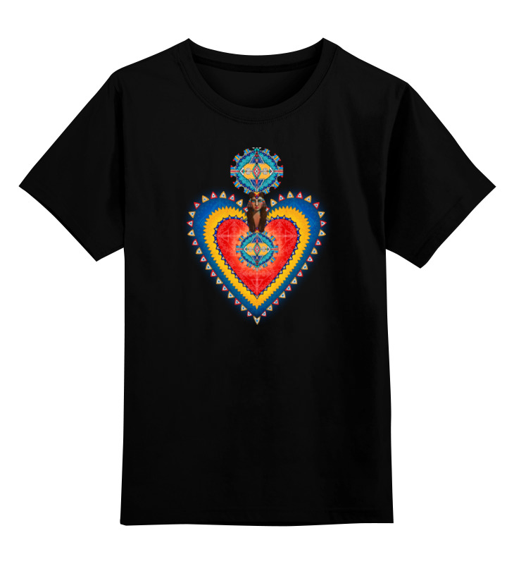 Printio Детская футболка классическая унисекс Хранитель сердце детская футболка цветочный орнамент в форме сердца любовь 164 красный