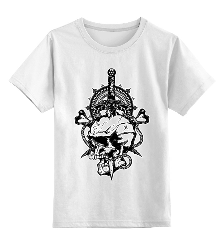 Printio Детская футболка классическая унисекс Skull printio детская футболка классическая унисекс skull x mas