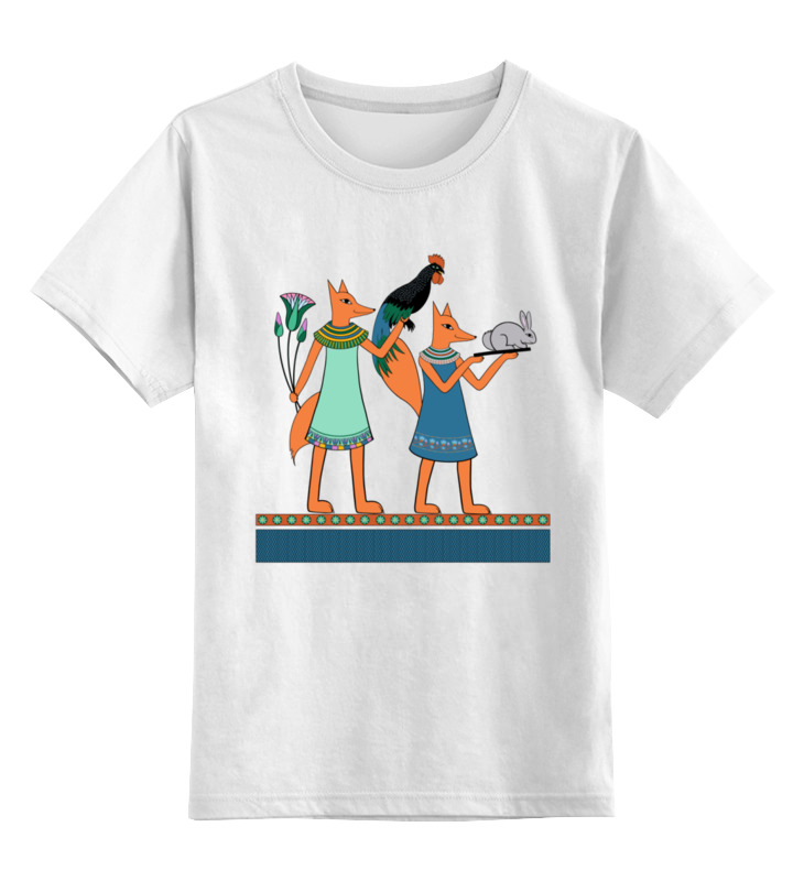 printio блокнот египетская лиса Printio Детская футболка классическая унисекс Египетская лиса