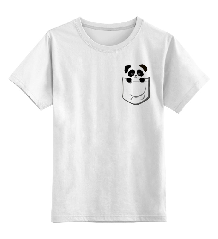 Printio Детская футболка классическая унисекс Панда в кармашке