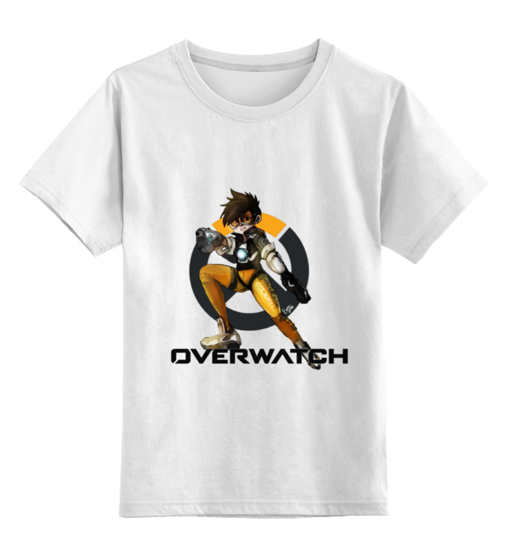 Printio Детская футболка классическая унисекс Overwatch tracer