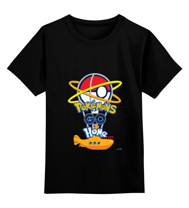 Printio Детская футболка классическая унисекс Pokemons go home printio детская футболка классическая унисекс submarine