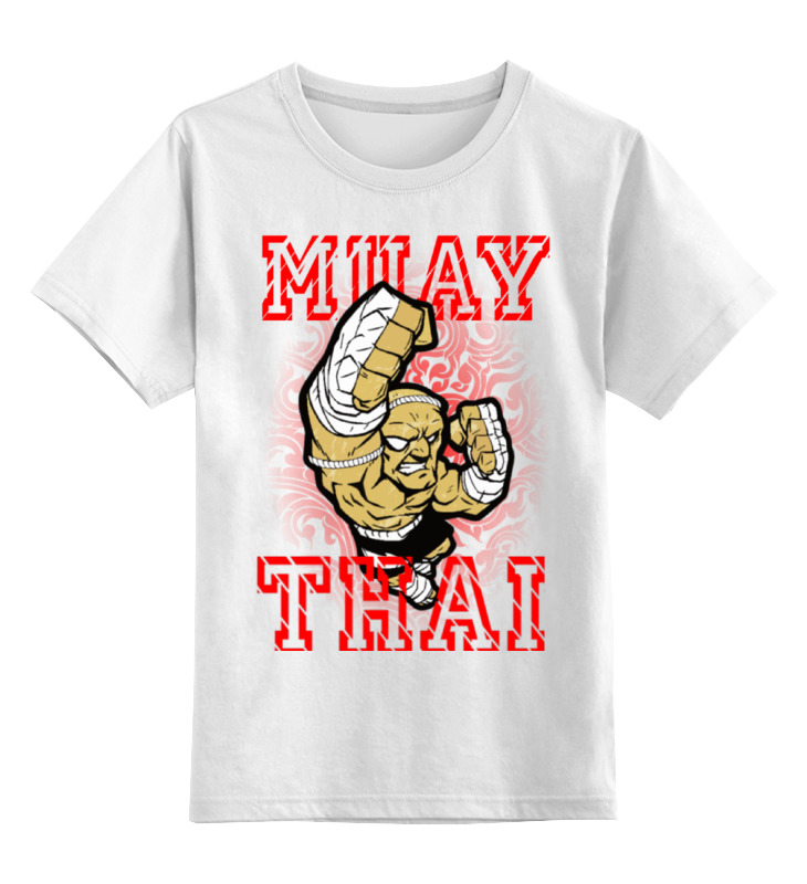 printio футболка классическая муай тай тайский бокс Printio Детская футболка классическая унисекс Muay thai