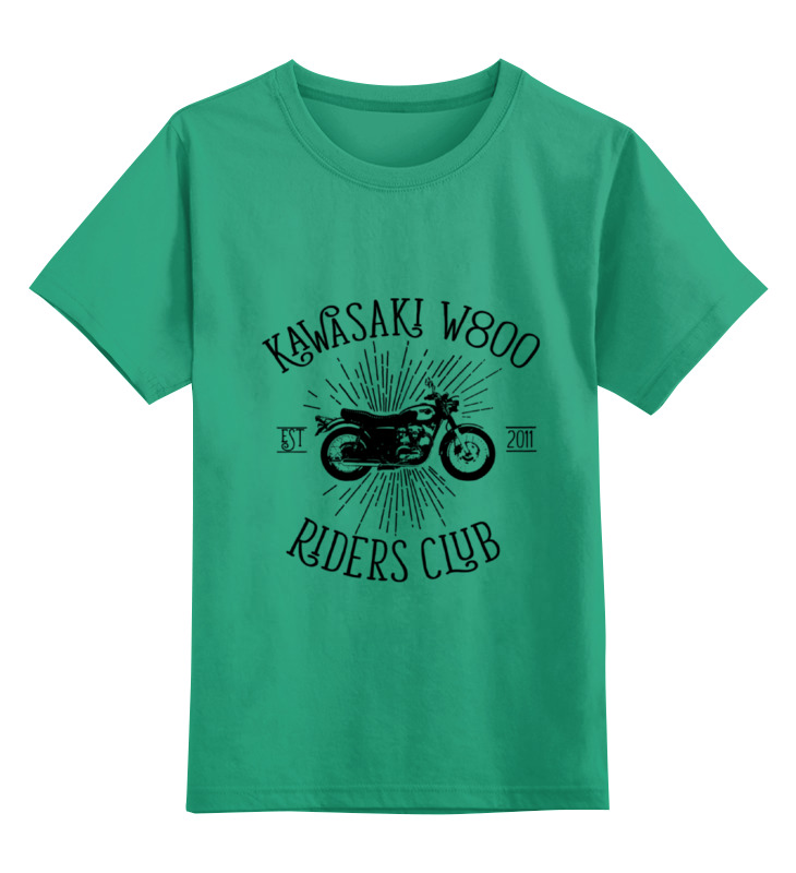 Printio Детская футболка классическая унисекс Kawasaki w800 riders club printio детская футболка классическая унисекс skate riders