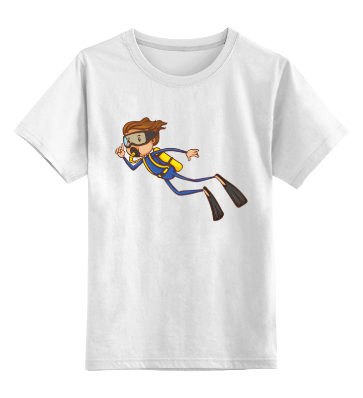 корги плавец Printio Детская футболка классическая унисекс Плавец