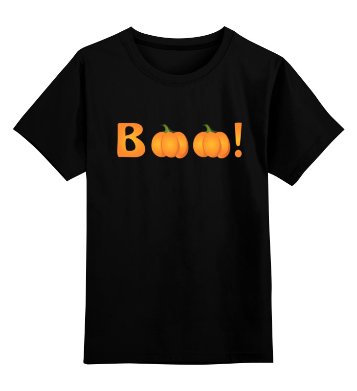 Printio Детская футболка классическая унисекс Halloween boo!