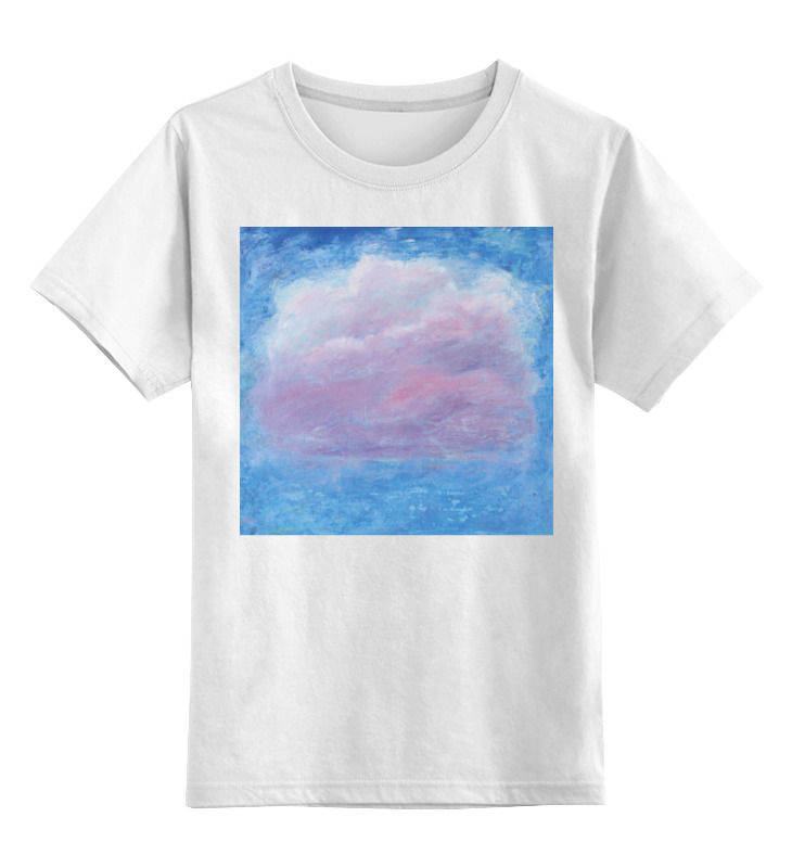 Printio Детская футболка классическая унисекс Розовое облако на небе printio детская футболка классическая унисекс детская облако