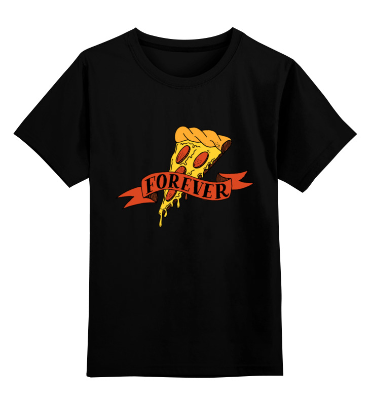цена Printio Детская футболка классическая унисекс Pizza forever