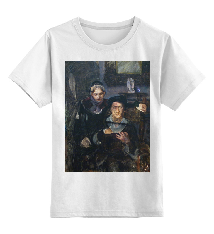 цена Printio Детская футболка классическая унисекс Гамлет и офелия (картина михаила врубеля)