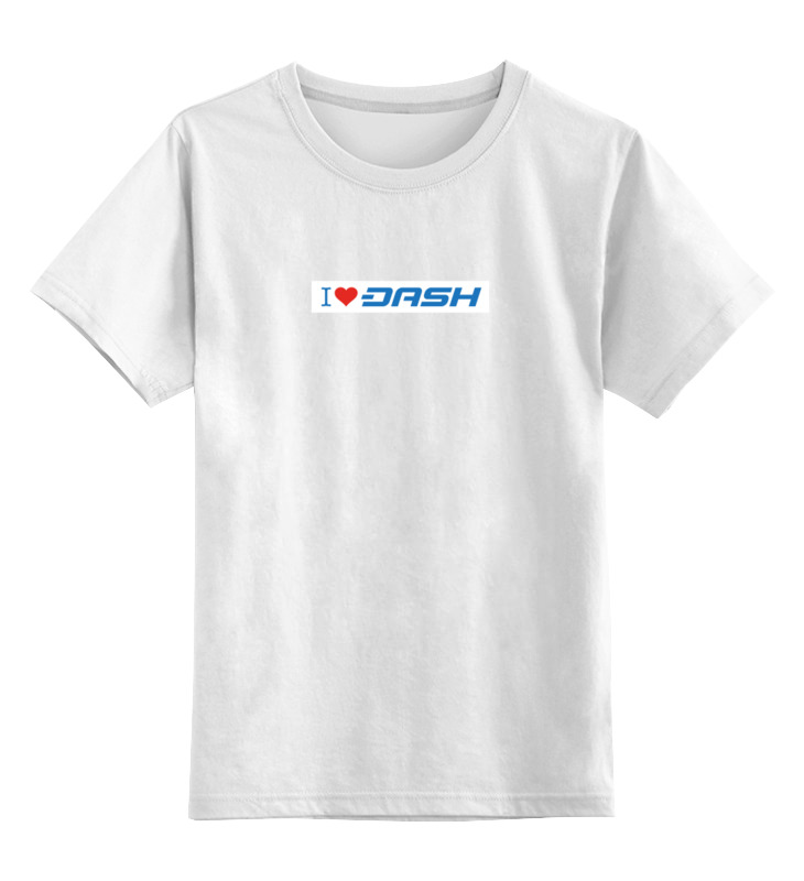 Printio Детская футболка классическая унисекс I love dash
