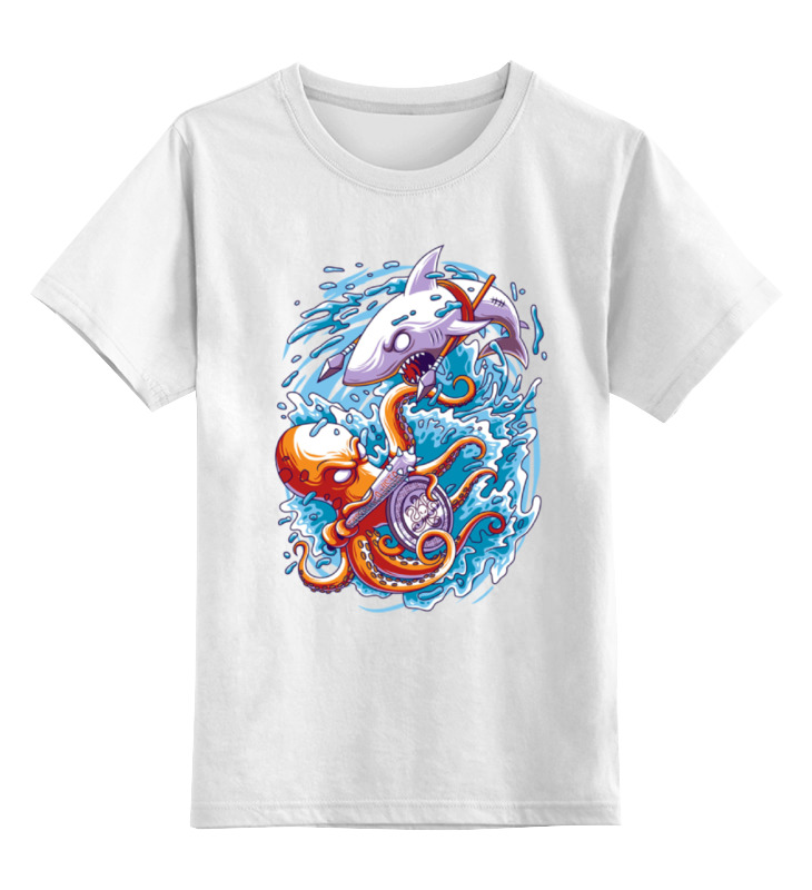 Printio Детская футболка классическая унисекс Морская борьба printio детская футболка классическая унисекс краб и морская жизнь